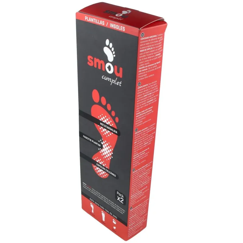 Smou complet plantilla fascitis espolón 45/46 1 par | Farmacia Barata