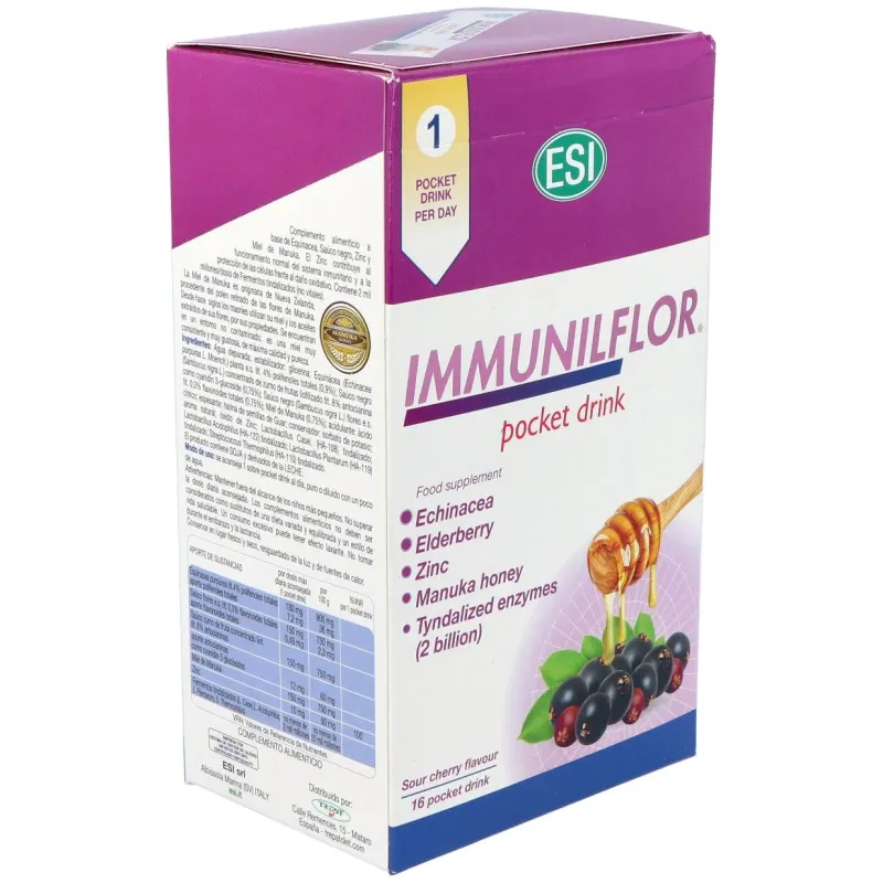 Immunilflor pocket drink 16sbrs. | Farmacia Barata
