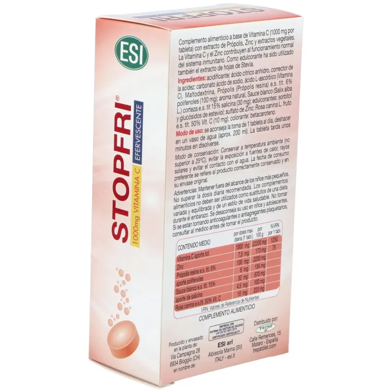 Esi stopfri efervecente mandarina 10comp | Farmacia Barata