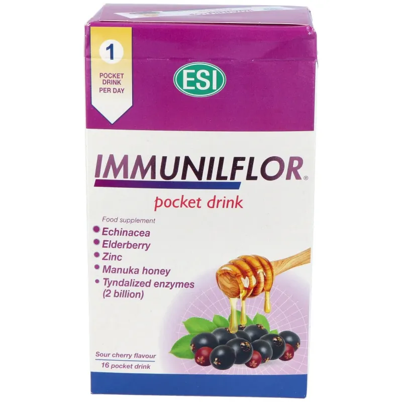 Immunilflor pocket drink 16sbrs. | Farmacia Barata