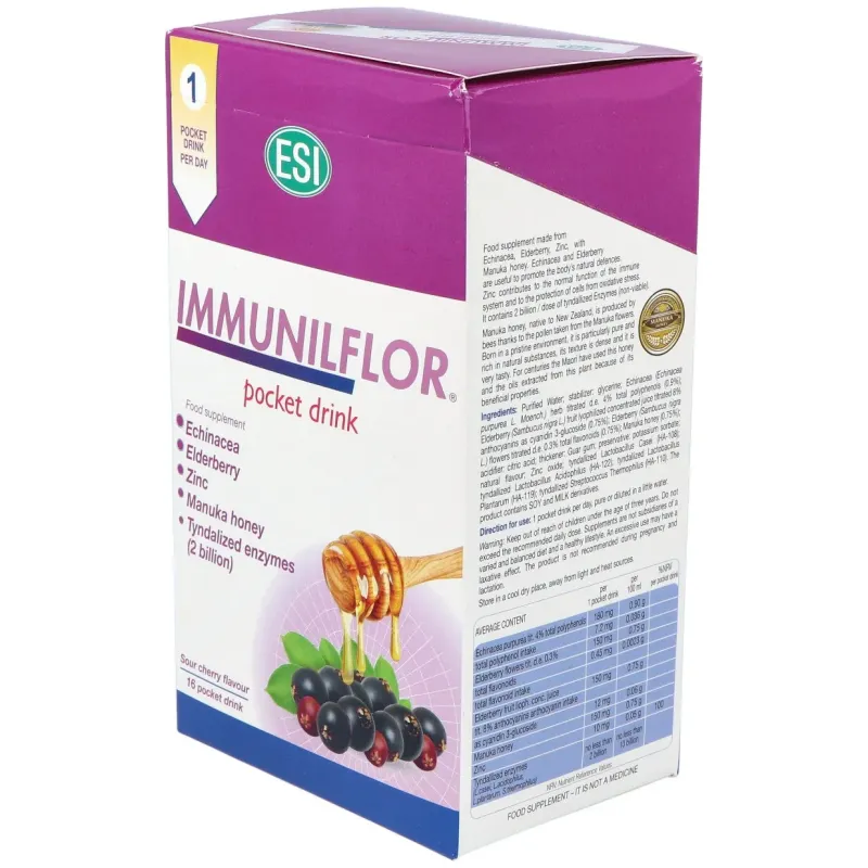Immunilflor pocket drink 16sbrs. | Farmacia Barata
