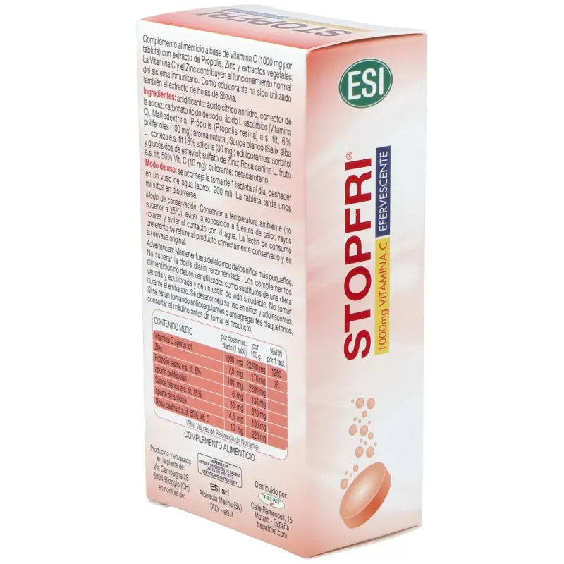 Esi stopfri efervecente mandarina 10comp | Farmacia Barata