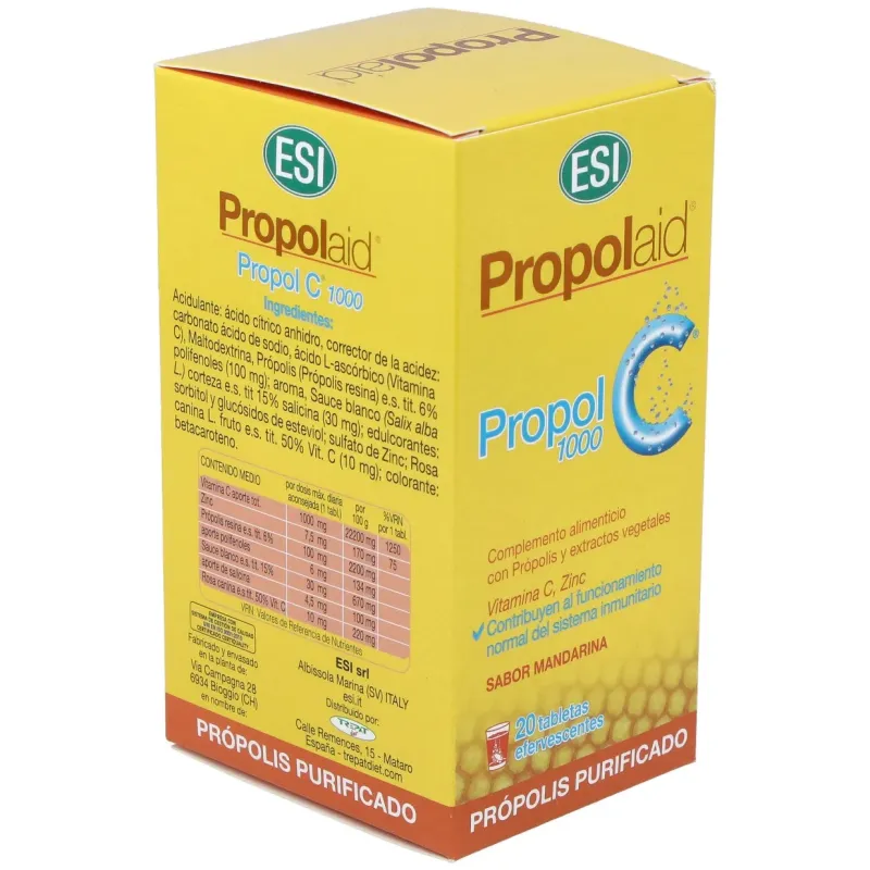 Propolaid propol c 1000mg. 20comp.eferv. | Farmacia Barata