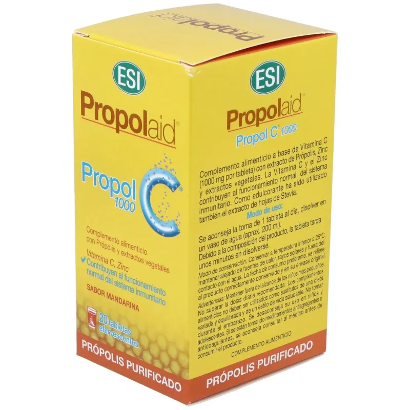 Propolaid propol c 1000mg. 20comp.eferv. | Farmacia Barata