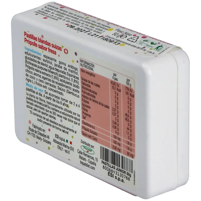 Propolaid junior pastilla blanda fresa 50 g | Farmacia Barata