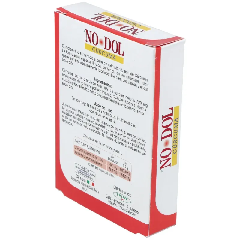 Esi no dol curcuma 10 capsulas | Farmacia Barata