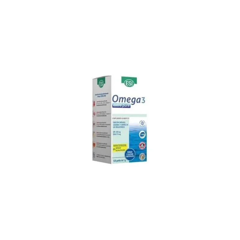 Esi omega 3 extra pure 120 perlas | Farmacia Barata