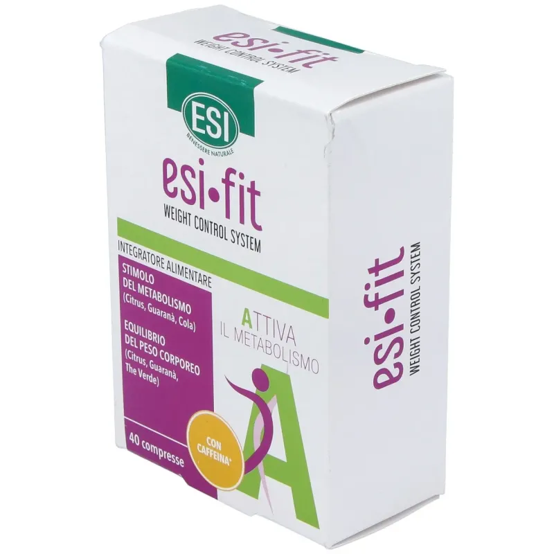 Esi fit activa el metabolismo con cafeína 40comp | Farmacia Barata
