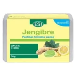 Esi pastillas blandas suizas de jengibre y limon 50g