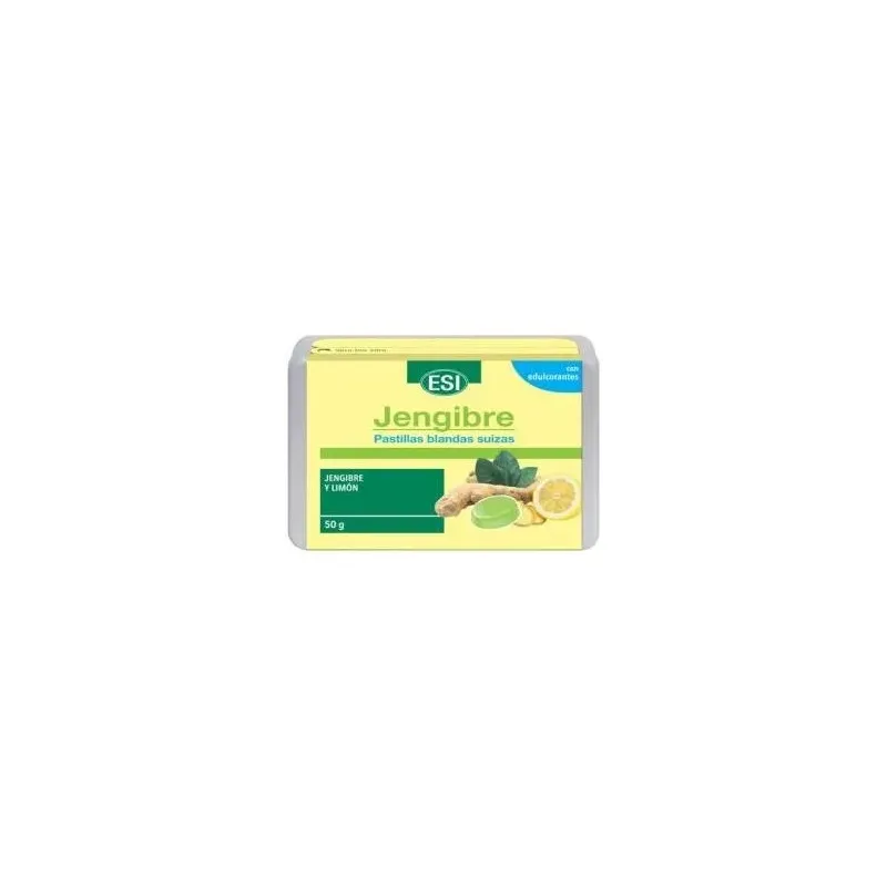 Esi pastillas blandas suizas de jengibre y limon 50g | Farmacia Barata