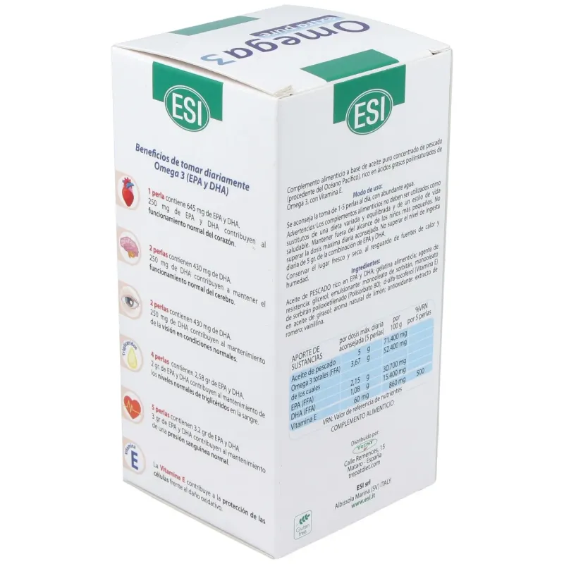 Esi omega 3 extra pure 120 perlas | Farmacia Barata