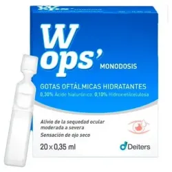 Wops gotas oftálmicas hidratantes 20 monodosis