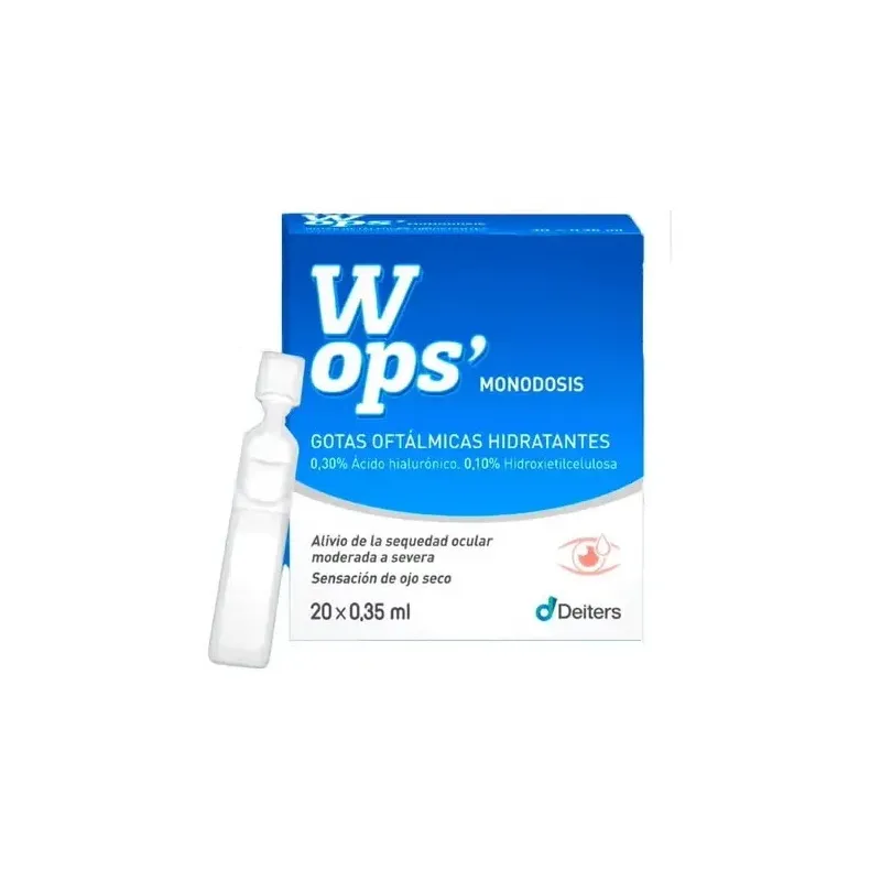 Wops gotas oftálmicas hidratantes 20 monodosis | Farmacia Barata Wops gotas oftálmicas hidratantes 20 monodosis | Farmacia Barata