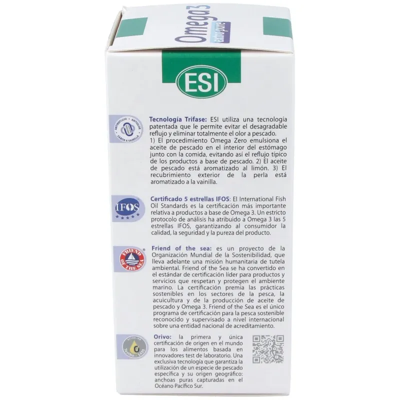 Esi omega 3 extra pure 120 perlas | Farmacia Barata