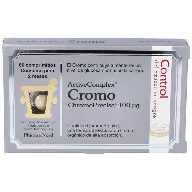 Activecomplex cromo 100mcg.60comp. | Farmacia Barata