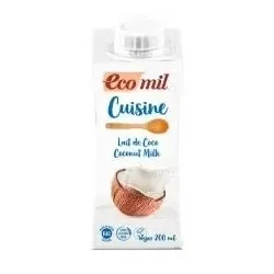 Ecomil crema ecológica de coco para cocinar 200 ml