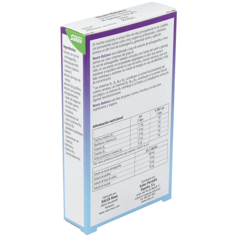 Salus neuro balance 30 caps | Farmacia Barata Salus neuro balance 30 caps | Farmacia Barata