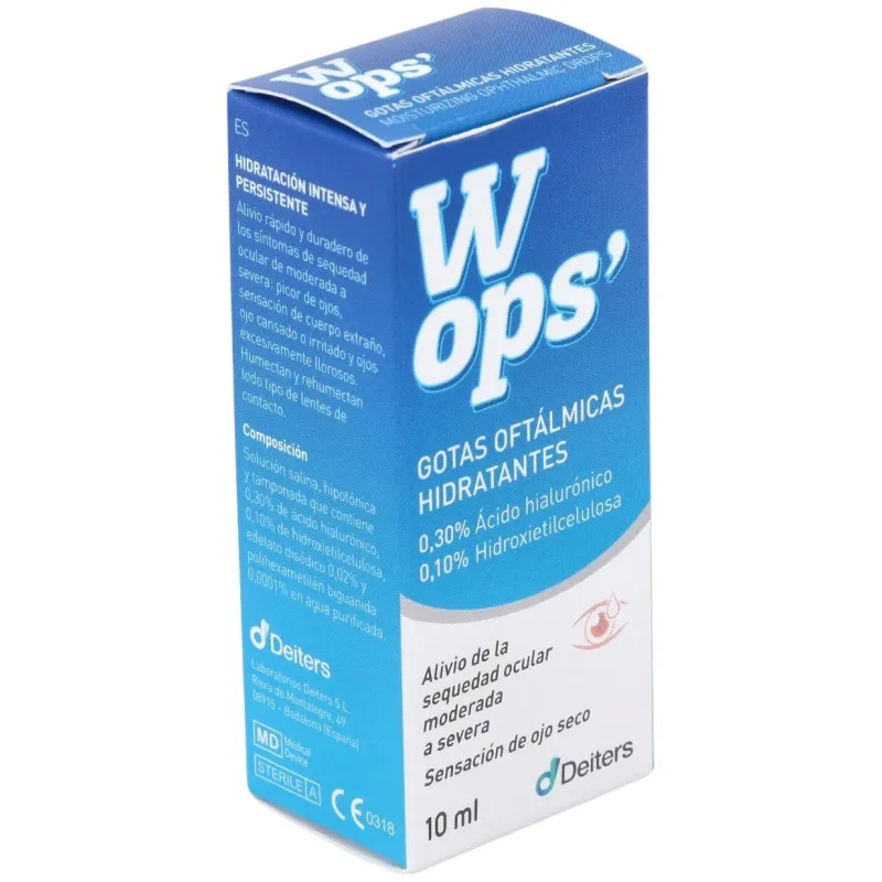 Wops gotas oftálmicas hidratantes 10ml | Farmacia Barata Wops gotas oftálmicas hidratantes 10ml | Farmacia Barata