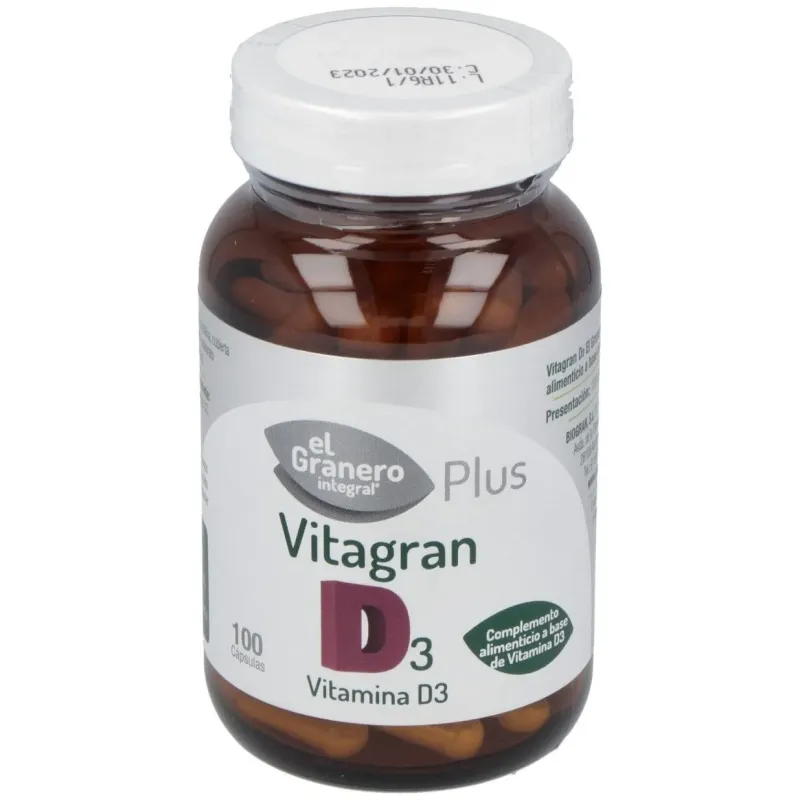 El granero vitagran d3 100caps | Farmacia Barata El granero vitagran d3 100caps | Farmacia Barata