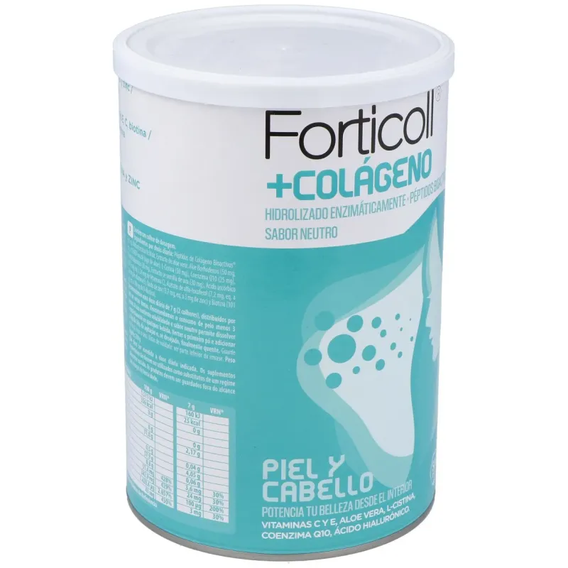 Colageno bioactivo piel y cabello 270gr. forticoll | Farmacia Barata