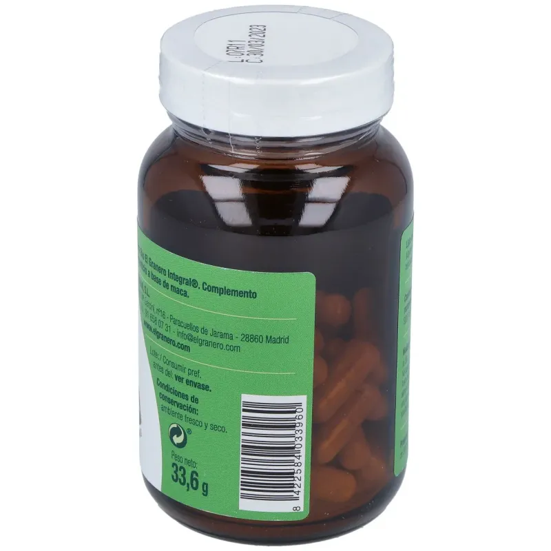 El granero maca bio 560 mg 60caps | Farmacia Barata