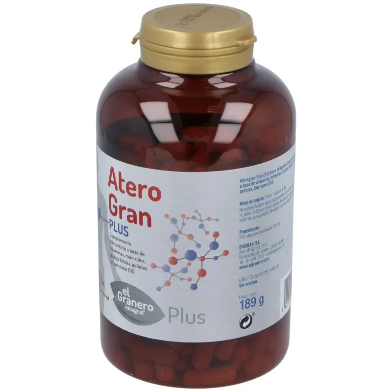 Aterogran plus 270cap. | Farmacia Barata