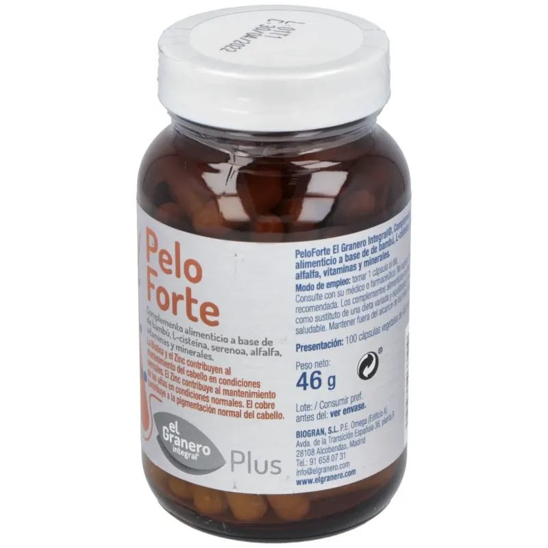 El granero pelo forte 100caps | Farmacia Barata