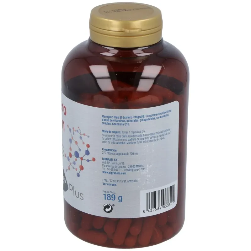 Aterogran plus 270cap. | Farmacia Barata