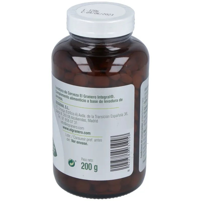 Granero integral lev. cerveza 500comp | Farmacia Barata