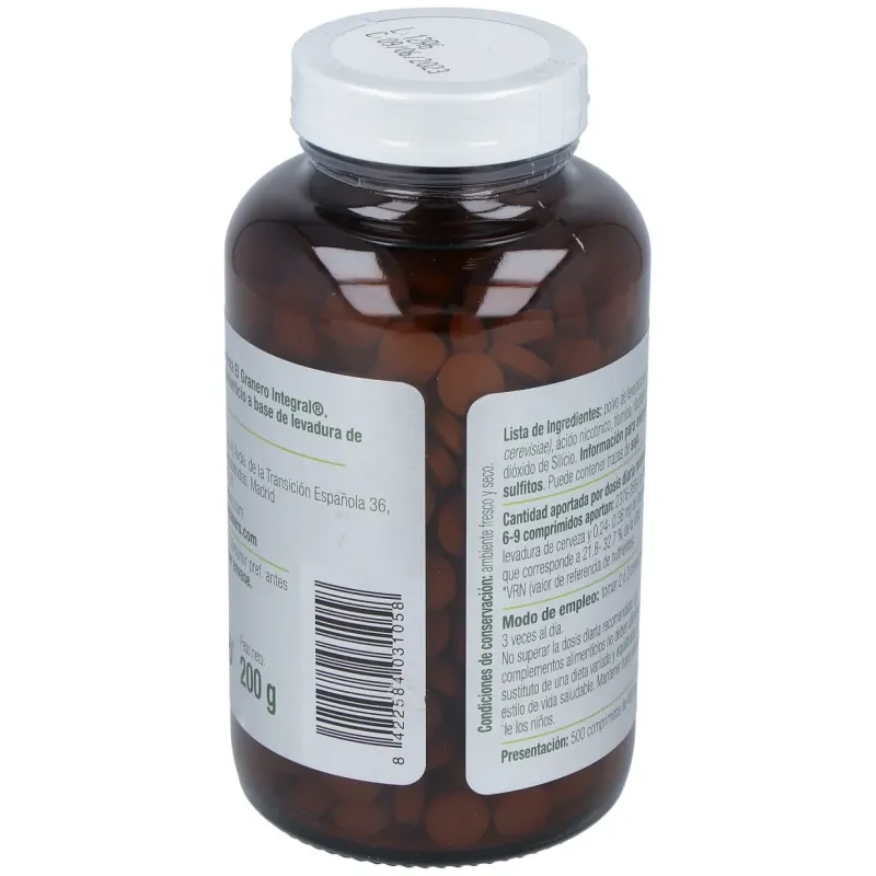 Granero integral lev. cerveza 500comp | Farmacia Barata