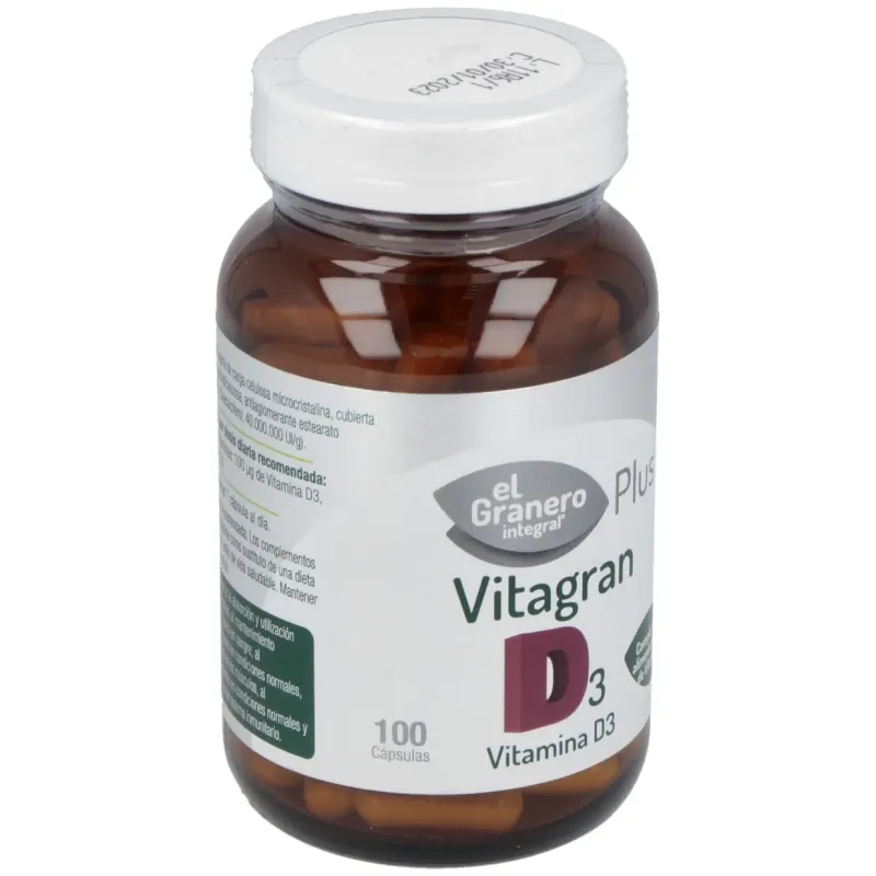 El granero vitagran d3 100caps | Farmacia Barata El granero vitagran d3 100caps | Farmacia Barata