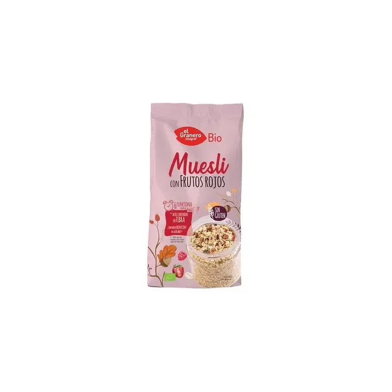 El granero integral muesli frutos rojos sin gluten 375g | Farmacia Barata