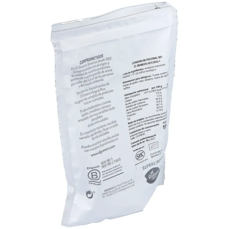 Levadura nutricional superalimento bio 150gr. | Farmacia Barata Levadura nutricional superalimento bio 150gr. | Farmacia Barata