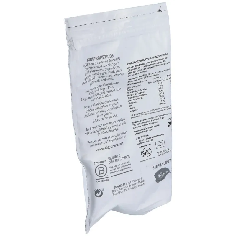 Sprt deportistas superalimento bio 200gr. | Farmacia Barata