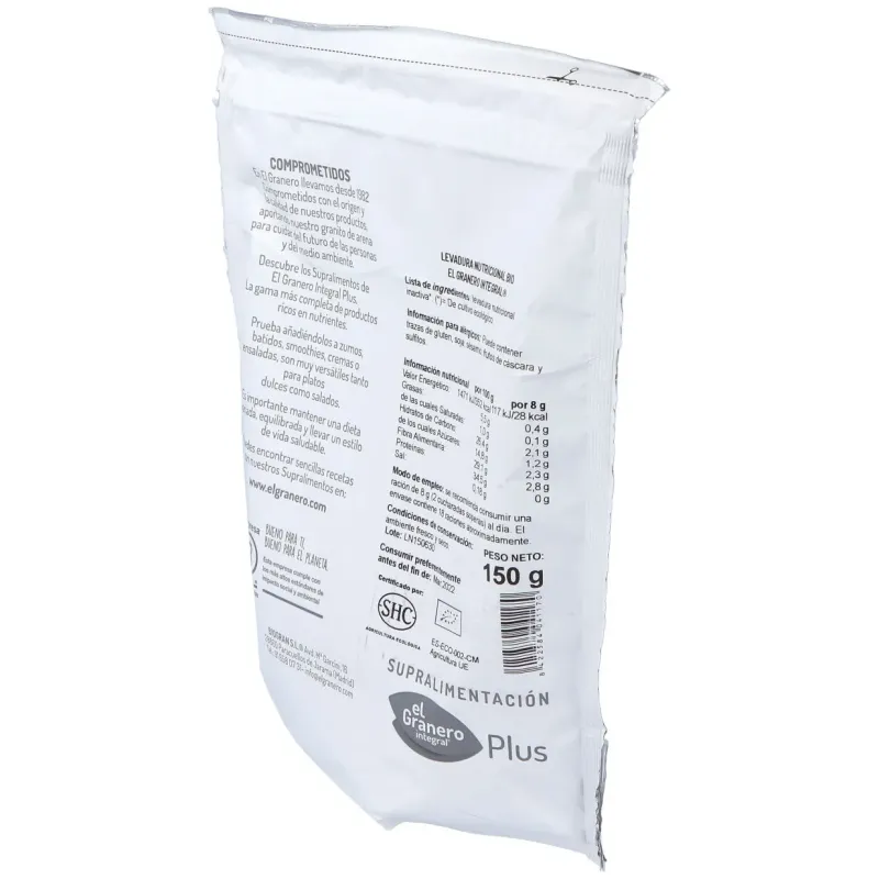 Levadura nutricional superalimento bio 150gr. | Farmacia Barata Levadura nutricional superalimento bio 150gr. | Farmacia Barata