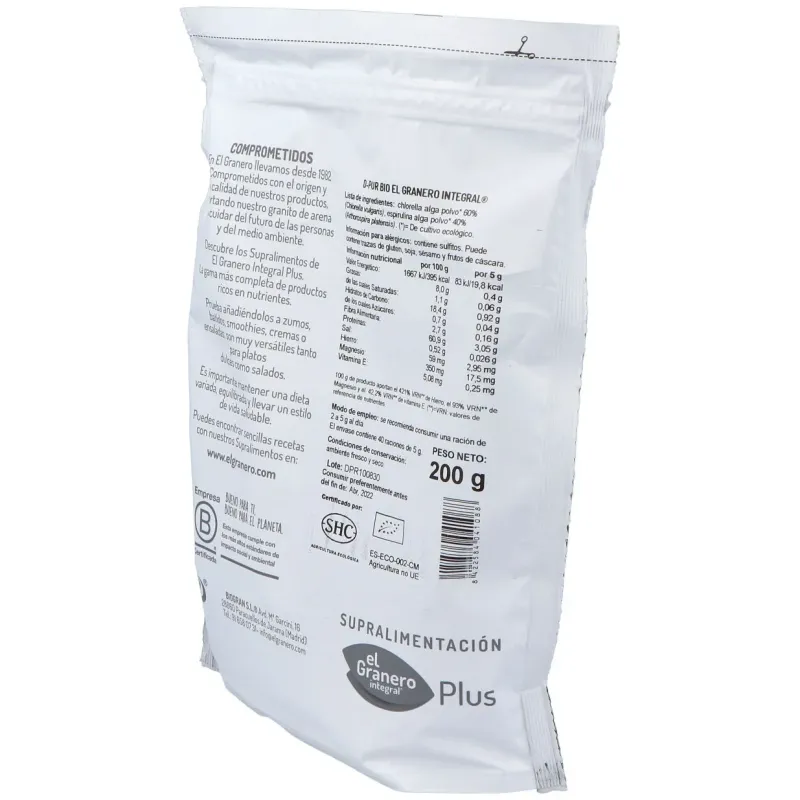 Dpr d-pur detox superalimento bio 200gr. | Farmacia Barata Dpr d-pur detox superalimento bio 200gr. | Farmacia Barata