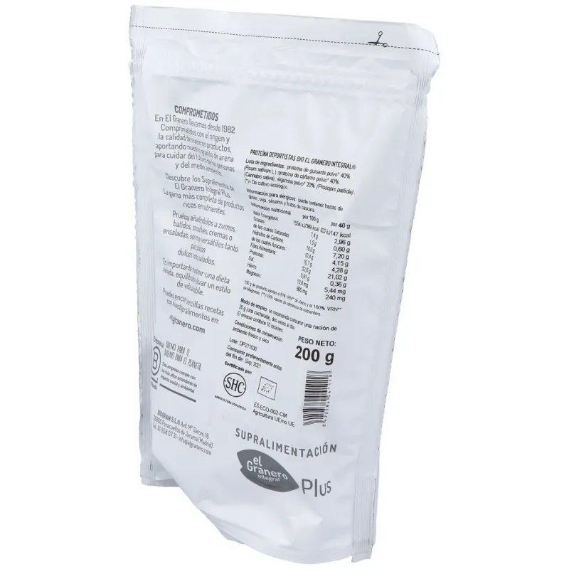 Sprt deportistas superalimento bio 200gr. | Farmacia Barata