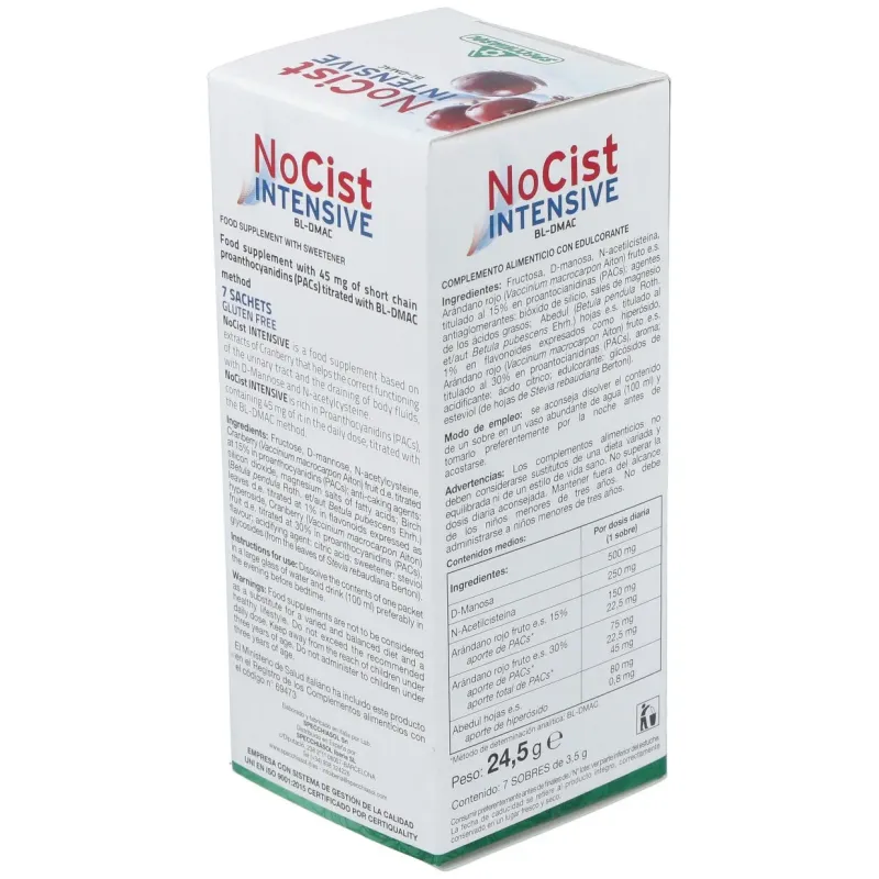 Specchiasol nocist intensive 7 sobres | Farmacia Barata