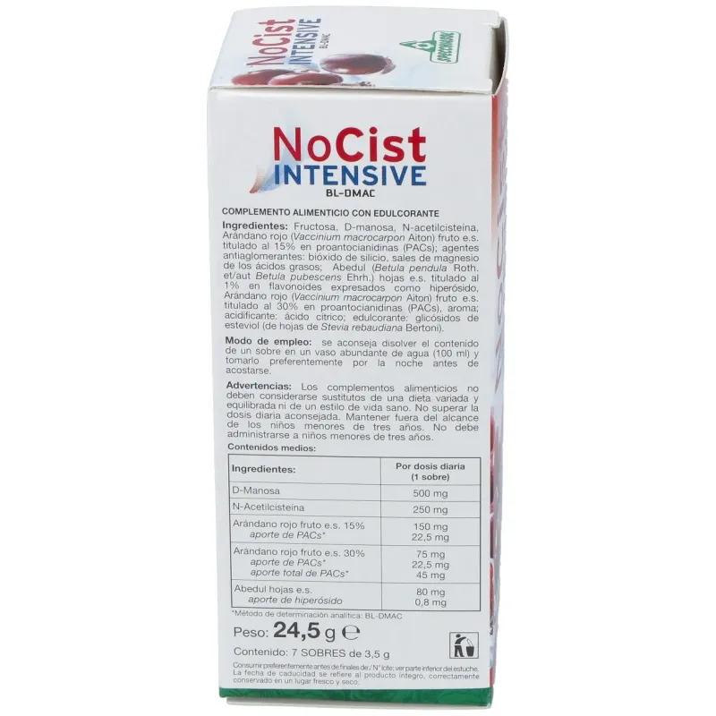 Specchiasol nocist intensive 7 sobres | Farmacia Barata