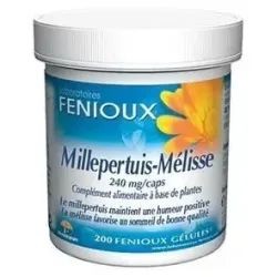 Fenioux millepertuis melissa 200caps