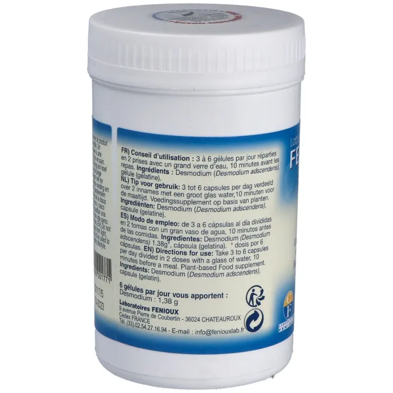 Fenioux desmodium ascendens 200mg 180caps | Farmacia Barata