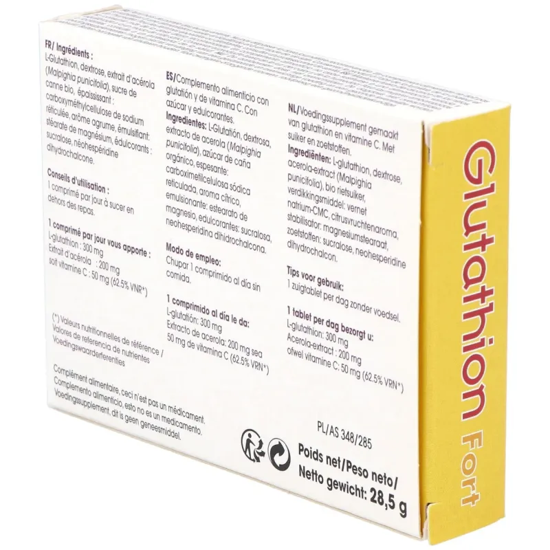 Glutation forte 300mg. 30comp. bucodisp. | Farmacia Barata Glutation forte 300mg. 30comp. bucodisp. | Farmacia Barata