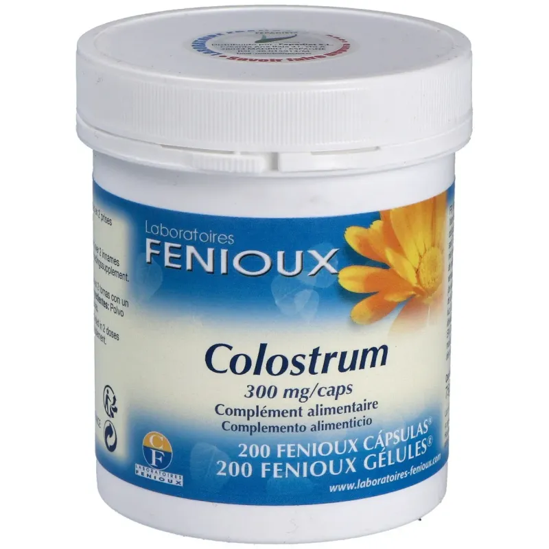 Fenioux colostrum 300mg 200caps | Farmacia Barata