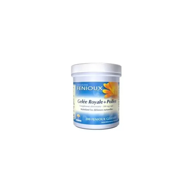 Fenioux gelee royale jalea real + polen 200caps | Farmacia Barata