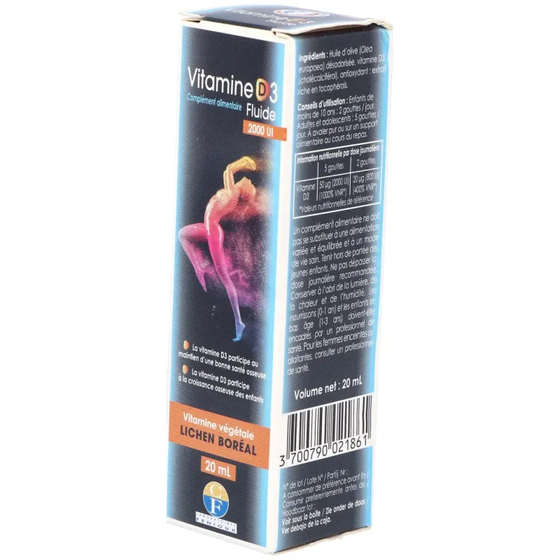 Fenioux vitamina d3 2000ui 20ml | Farmacia Barata