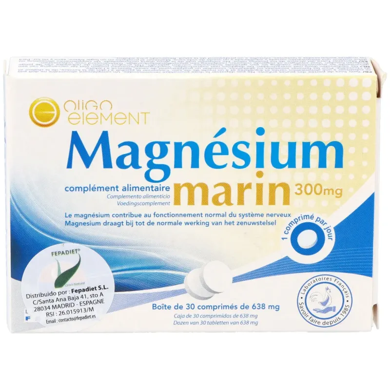 Magnesio marino 30cap. | Farmacia Barata