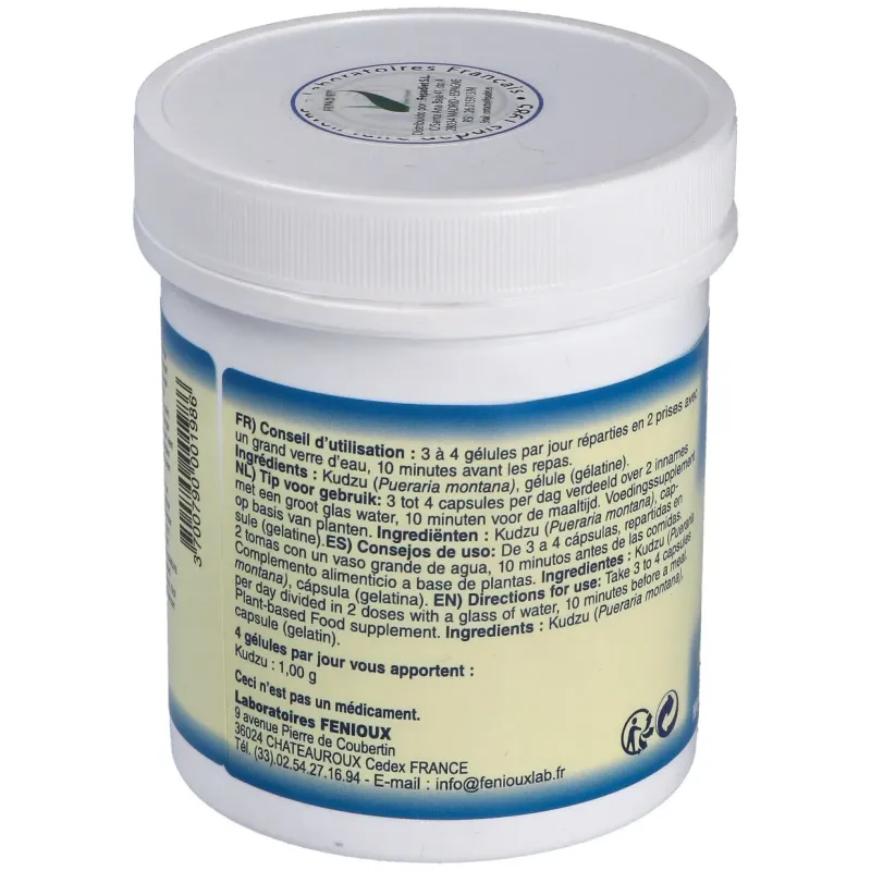 Fenioux kudzu 250mg 200caps | Farmacia Barata
