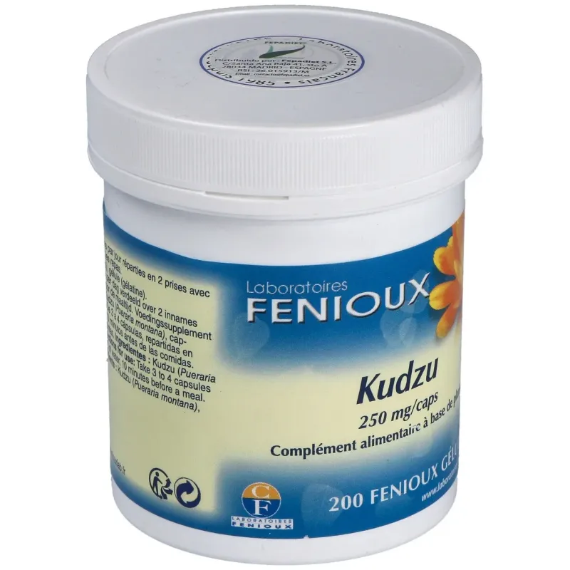 Fenioux kudzu 250mg 200caps | Farmacia Barata