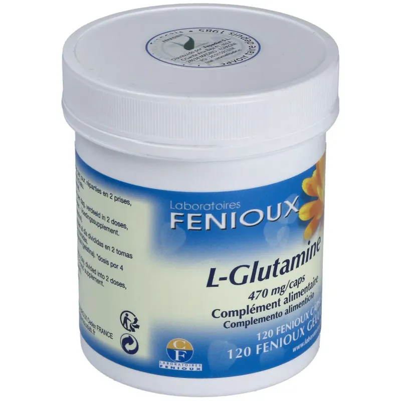 Fenioux l-glutamina 120caps | Farmacia Barata