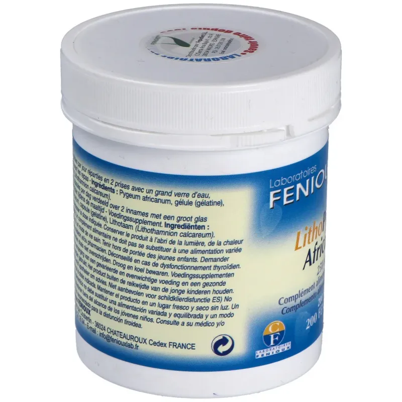 Fenioux litho pygeum africanum 200caps | Farmacia Barata